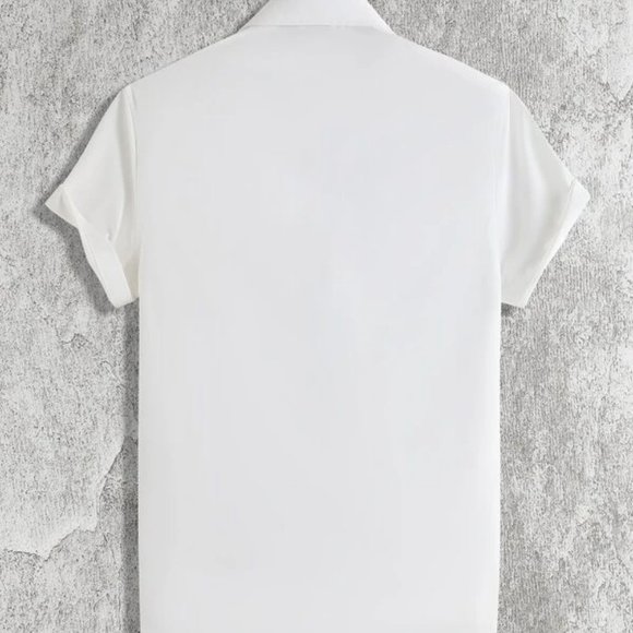 Classic Color Block Button Down Shirt - Picture 2 of 3